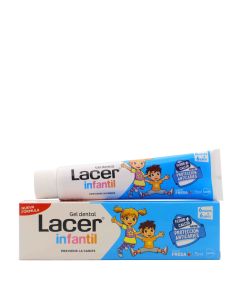 Lacer Infantil Gel Dental Fresa 6 Meses a 6 Años 75ml