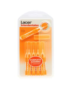 Lacer Interdentales Extrafino Suave Recto 0,5mm 10 Cepillos Formato Ahorro