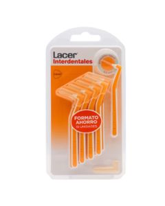 Lacer Interdentales Extrafino Suave Angular 0,5mm 10 Cepillos Formato Ahorro