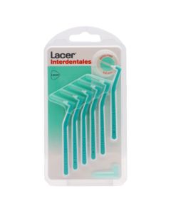 Lacer Interdentales Extrafino Angular 0,6mm 6 Cepillos