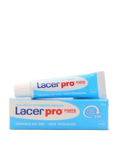 Lacer Pro Forte Crema Adhesiva Prótesis Dentales 40g