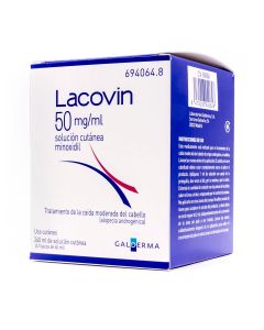 Lacovin 50mg/ml Solución Cutánea 4 Frascos 60ml     