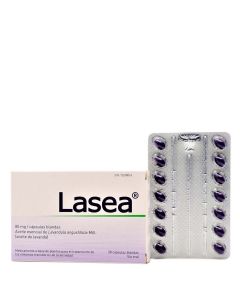 Lasea 80 mg 28 Cápsulas Blandas