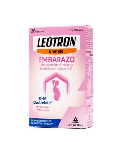 Leotron Embarazo 28 Cápsulas Preconcepción Embarazo y Lactancia