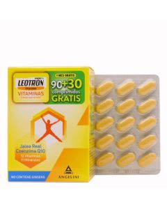 Leotron Vitaminas 90 + 30 Comprimidos Gratis-1