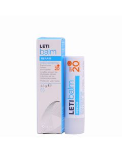 Letibalm Repair Stick Protector para Naríz y Labios SPF20  4,5g