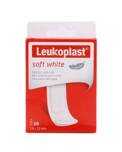 Leukoplast Soft White 20 Apósitos Adhesivos 19mmx72mm 