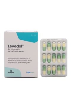 Levedol 60 Cápsulas Adamed