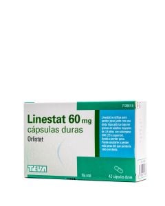 Linestat 60mg Orlistat 42 Cápsulas-1