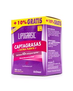 Lipograsil Captagrasas Extra Fuerte 180 Cápsulas+20 Gratis NUEVO