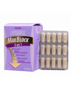 Lipograsil Max Block 5 en 1 120 Cápsulas