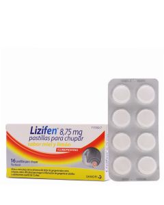 Lizifen Miel y Limón 16 Pastillas Para Chupar