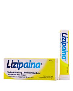 Lizipaina Clorhexidina Benzocaína 20 Comprimidos Para Chupar