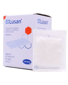 Gasa Estéril de Algodón Lusan 100 Gasas