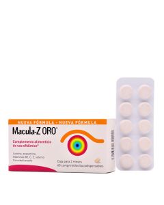 Mácula Z Oro 60 Comprimidos Bucodispersables