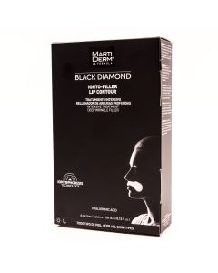 MartiDerm Black Diamond Ionto-Filler Lip Contour 4 Parches+Gel