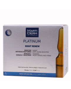 MartiDerm Platinum Night Renew 30 Ampollas