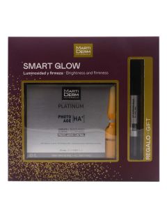 MartiDerm Platinum Photo Age HA+ 30 Ampollas + Lip Supreme Balm Regalo Pack Smart Glow