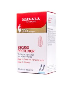 Mavala Escudo Protector Fortalecedor de Uñas 10mlx2 Botellas