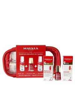 Mavala Pack Manicura Duradera en 3 Pasos Color Rococo Red 156-1