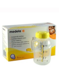 Medela biberon flujo medio 250ml se adapta a todos los extractores de medela