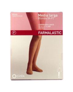 Farmalastic Media Larga M Blonda Compresión Fuerte Beige 1Ud