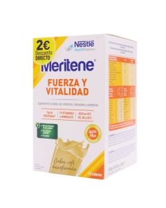 Meritene Fuerza y Vitalidad Sabor Café Descafeinado 15 Sobres