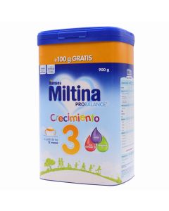 Miltina 3 Probalance Crecimiento 900g + 100g Gratis Humana