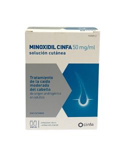 Minoxidil Cinfa 50mg/ml 2 Frascos x 120ml