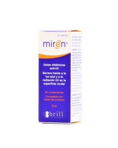 Miren Gotas Oftálmicas Anti UV 10ml Brill Pharma