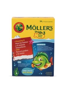 Mollers Omega 3 45 Peces de Gominola    