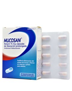 Mucosan Retard 75 mg 30 Cápsulas de Liberación Prolongada