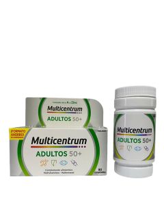 Multicentrum Adultos 50+ 90 Comprimidos        