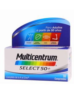 Multicentrum Select 50+ 90 Comprimidos 