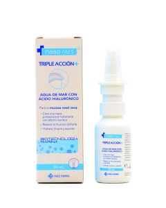 NasoFaes Triple Acción Agua de Mar con Ácido Hialurónico 30ml