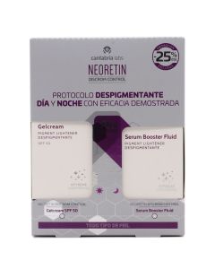 Neoretin Discrom Control GelCream SPF50+Serum Booster Fluid