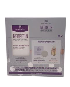 Neoretin Discrom Serum Booster Fluid 30ml+Heliocare 360º Water Gel Regalo