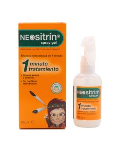 Neositrin Spray Gel  1 Minuto Tratamiento 100ml  Piojos y Liendres