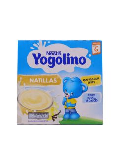Nestlé Yogolino Natillas Desde 6 Meses 4 Tarrinas x 100g