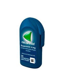 Nicorette Supermint 4mg 20 Comprimidos Para Chupar