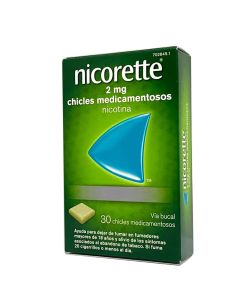 Nicorette 2 mg 30 Chicles Medicamentosos       