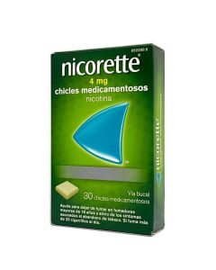 Nicorette 4 mg 30 Chicles Medicamentosos