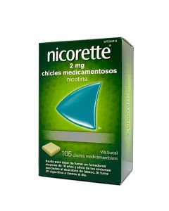 Nicorette 2 mg 105 Chicles Medicamentosos
