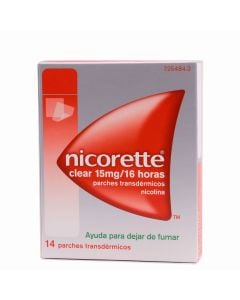 Nicorette Clear 15 mg/ 16 horas 14 Parches-1