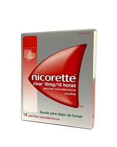 Nicorette Clear 10 mg/ 16 horas 14 Parches