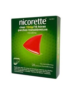 Nicorette Clear 15 mg/ 16 horas 28 Parches