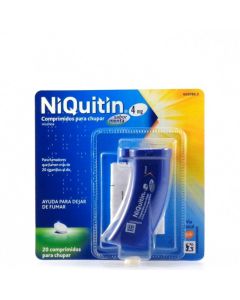 NiQuitin 4 mg 20 Comprimidos Sabor Menta Nicotina