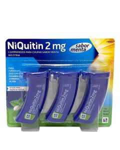  NiQuitin 2 mg 60 Comprimidos para Chupar Sabor Menta 