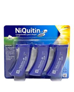 NiQuitin 4 mg 60 Comprimidos para Chupar Sabor Menta