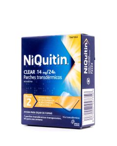 NiQuitin Clear 14mg/24h 7 parches transdérmicos Nicotina